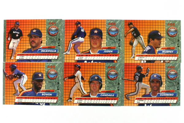Fleer Ultra Series II Houston Astros 1992 Baseball Set of 11