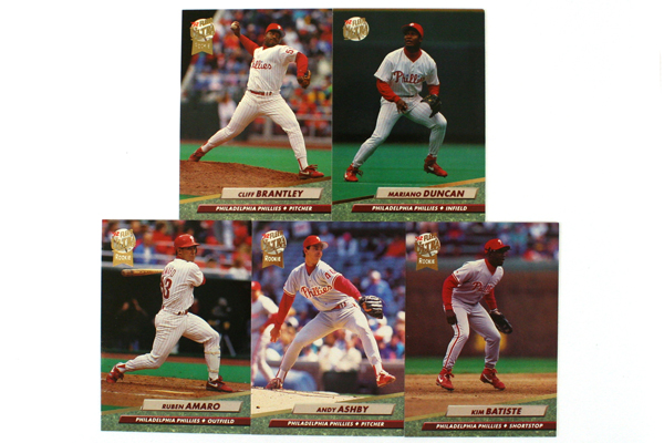 Fleer Ultra Series II Philadelphia Phillies 1992 Baseball Team Set of 10