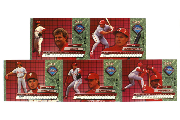 Fleer Ultra Series II Philadelphia Phillies 1992 Baseball Team Set of 10