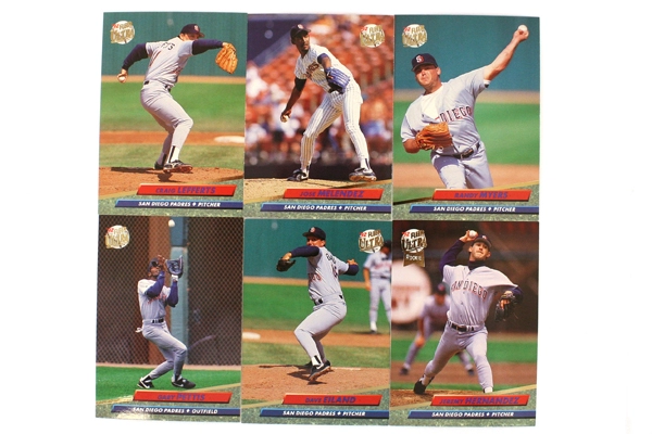 Fleer Ultra Series II San Diego Padres 1992 Baseball Team Set of 11
