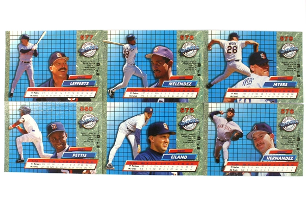 Fleer Ultra Series II San Diego Padres 1992 Baseball Team Set of 11