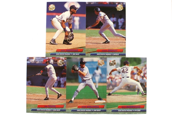 Fleer Ultra Series II San Diego Padres 1992 Baseball Team Set of 11