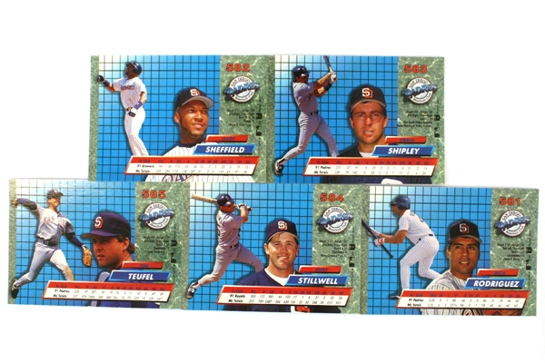 Fleer Ultra Series II San Diego Padres 1992 Baseball Team Set of 11