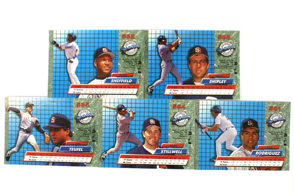 Fleer Ultra Series II San Diego Padres 1992 Baseball Team Set of 11