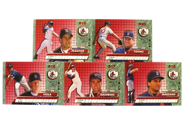 Set of 10 Boston Red Sox Baseball Team Fleer Ultra Series 1992