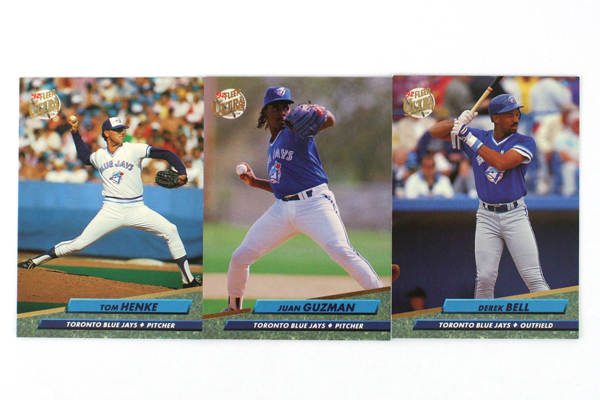 Fleer Ultra Series II Toronto Blue Jays 1992 Baseball Team Set of 7