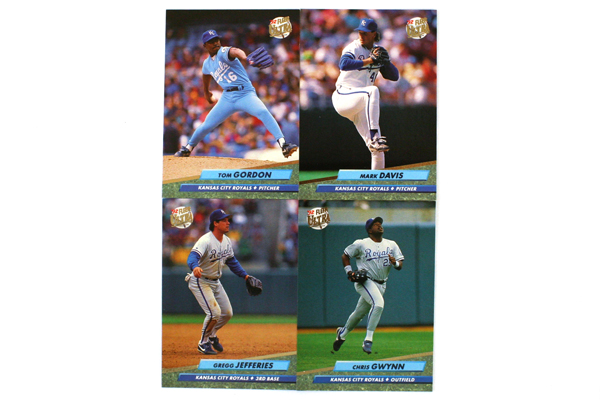 Fleer Ultra Series II Kansas City Royals 1992 Baseball Team Set of 9