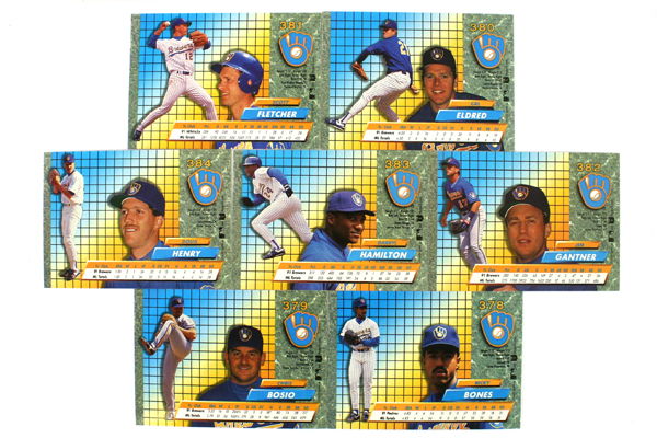 Fleer Ultra Series II Milwaukee Brewers 1992 Baseball Team Set of 15