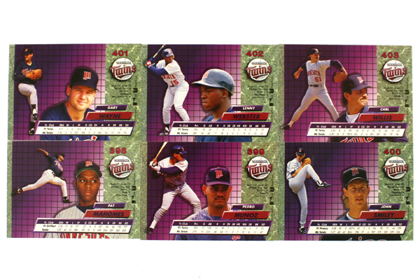 Fleer Ultra Series II Minnesota Twins 1992 Baseball Team Set of 11