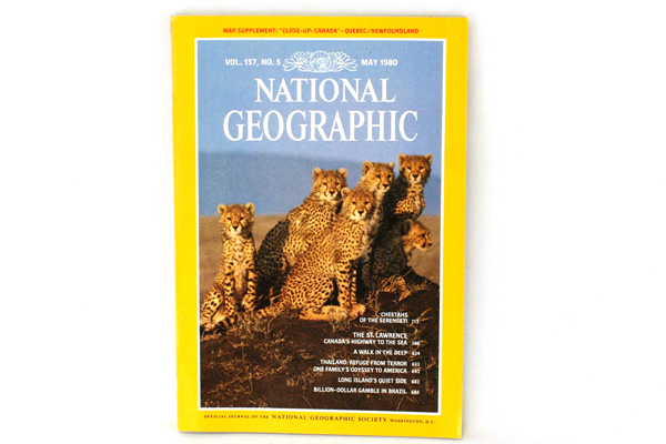 National Geographic May 1980 Vol. 157 No 5 Supplement Map Close-Up Canada