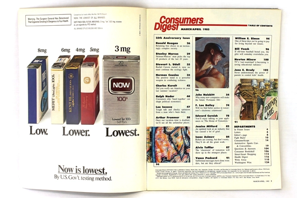 Collector's Ed. Consumers Digest 25th Anniversary Edition March/April 1985