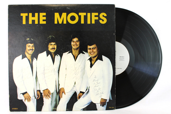 The Motifs LP Private Label Lounge Pop Rock Autographed 1979