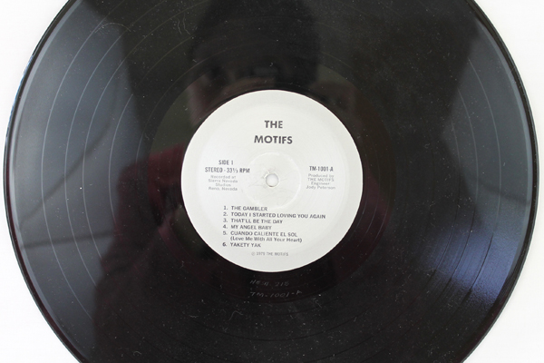 The Motifs LP Private Label Lounge Pop Rock Autographed 1979