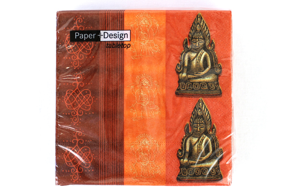 80-ct Biodegradable Paper Design Beverage Napkins 10" India/Have A Break