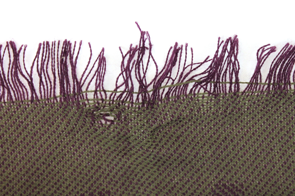New with Tag ~ Purple And Green C. C. Courtenay 48" Knit Wrap / Shawl / Scarf