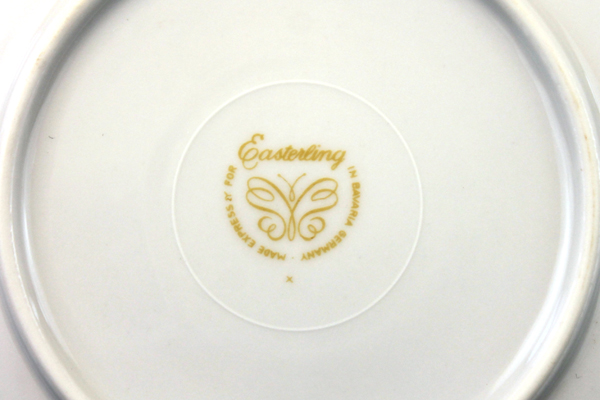 6.25" Easterling China Caprice Pattern Bread/ Butter Plate From Bavaria, Germany