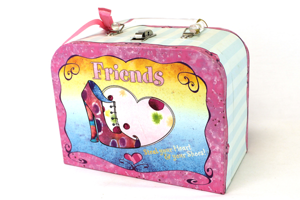 Friends Mug in Suitcase Box Set Lady Layne Ltd 2004 Steal Your Heart