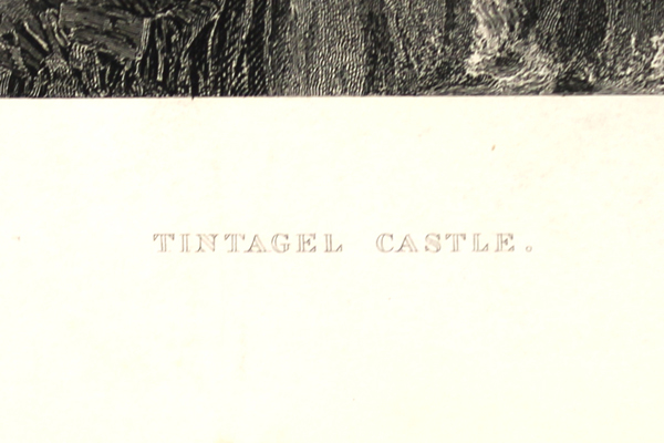 J.W.M. Turner Tintagel Castle Steel Engraving