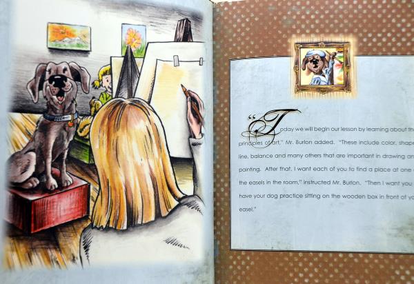 HC Scout: Dog Who Learned Mona Lisas Secret Marilynn Sebesta Tadpole Press 2011