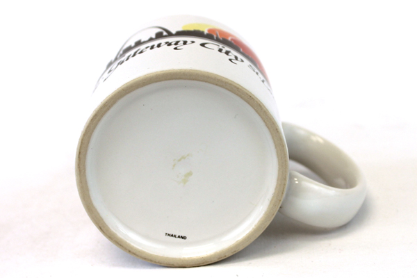 Gateway City St. Louis MO Missouri IDC White Ceramic Souvenir Skyline Cup Mug