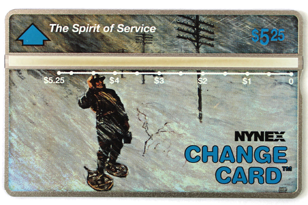 Lot of 3 Nynex Pioneer Spirit of Service Telephone Change Card Cabinet Phone