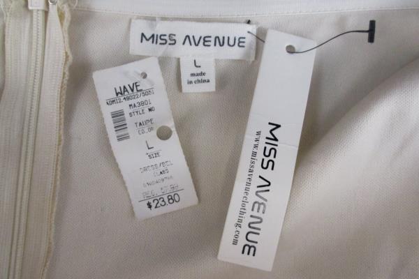 NWT Miss Avenue Strapless Taupe Large Bell Dress Style MA3801