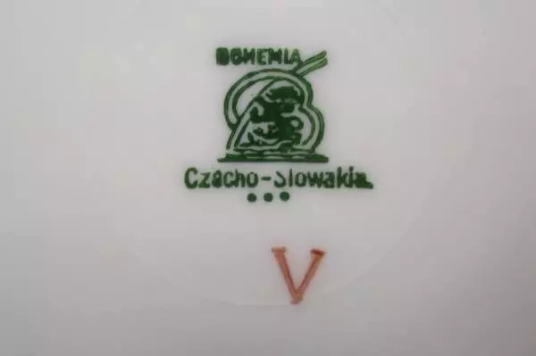 Bohemia Replacement China Soup Bowl 2 Salad Plate Donatello Floral Pattern Czech