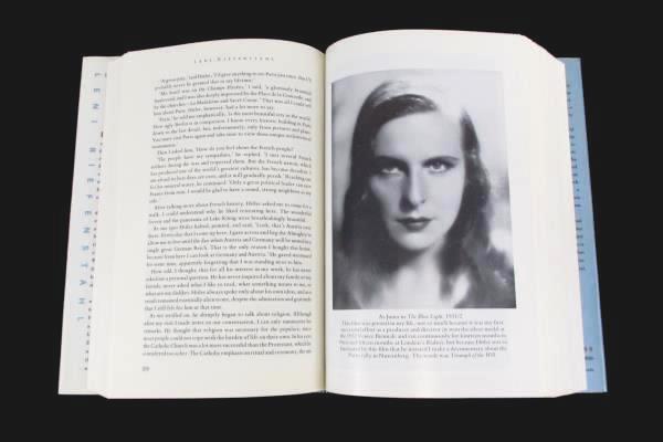 Leni Riefenstahl Memoir First US Edition 1993 St. Martin's Press Hardcover