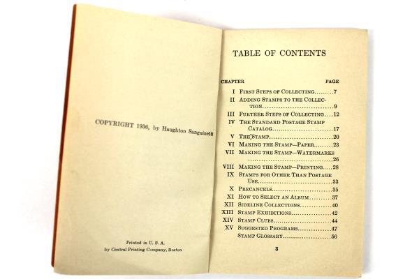 Haughton Sanguinetti Stamp Guide Glossary 1936 Boston Evening Transcript