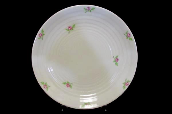 James River Potteries Serving Set For 7 Dinner Plates Virginia White Pink Rose
