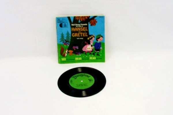 1967 Walt Disney The Story of Hansel and Gretel Record Songs Included LLP-317