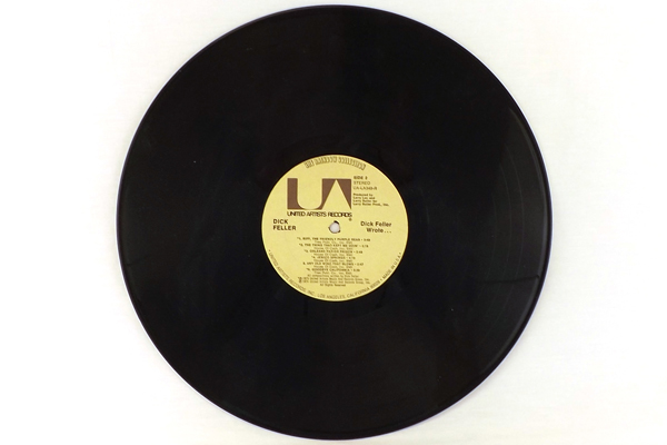 United Artists Records UA-LA349-R Dick Feller Wrote LP Credit Card Song and More