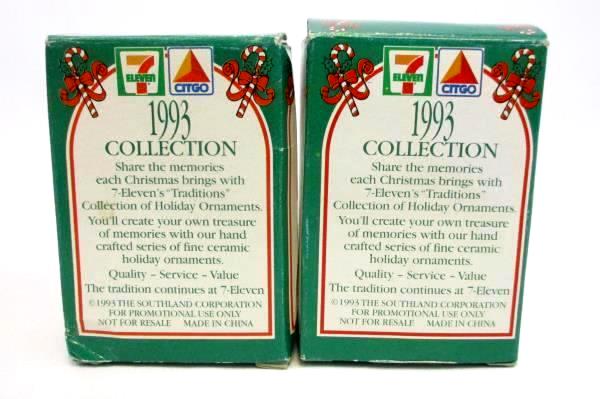 7-Eleven CITGO Traditions Ornament Merry Christmouse Santa's Tree Ornaments 1993
