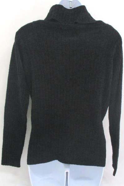 Women's Small Black Sweater Pullover Cozy Cowl Neck Jones New York Sport