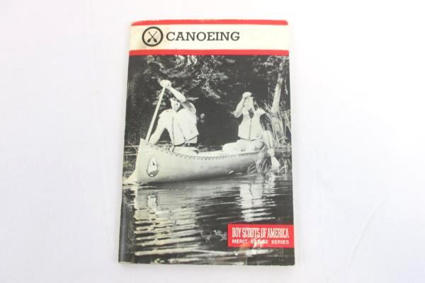 Vintage Canoeing Boy Scouts Of America Merit Badge Series Book