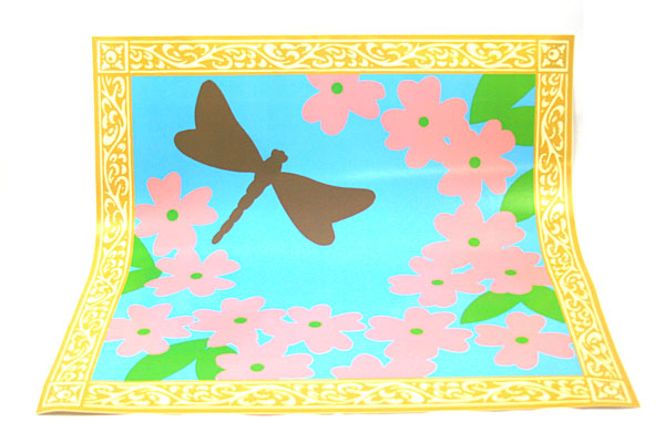 Butch & Harold Peel & Stick Wall Decor Cornelia NOS Redecorate 25" by 25"