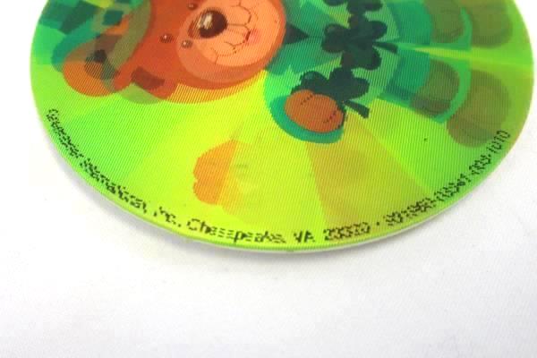 St Patricks Day Patty's Day Bear Clover Lenticular Button Pinback Lapel