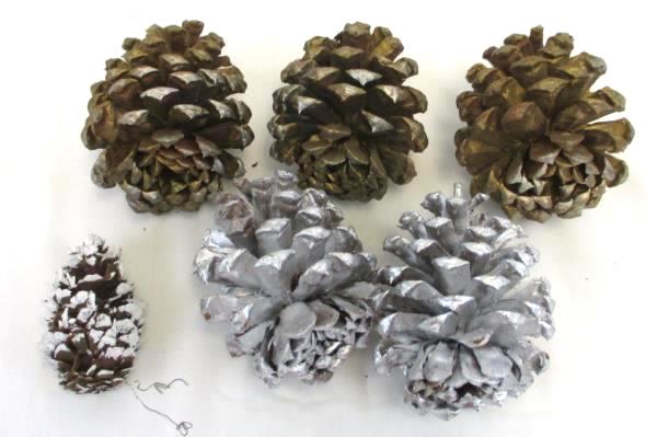 Artificial Lot Christmas Holiday Decor Star Ornament Pine Cone Berries Craft DIY