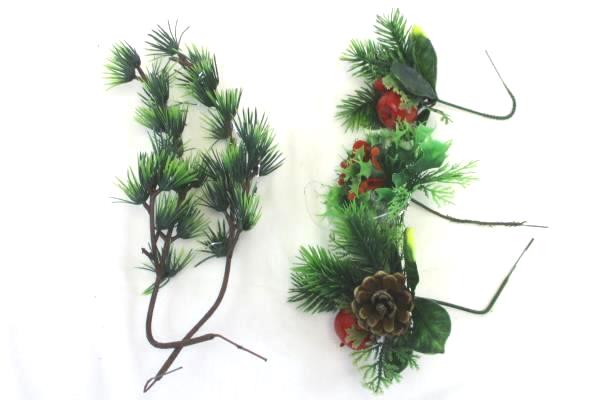 Artificial Lot Christmas Holiday Decor Star Ornament Pine Cone Berries Craft DIY