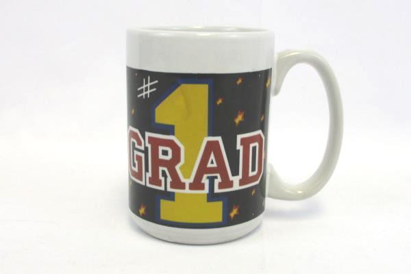 Royal Norfolk Mug #1 Grad 4.5" Tall Greenbrier International 2018 Graduations