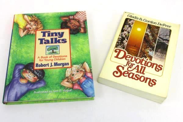 Lot Of 2 Devotional Books Parent And Young Child All Seasons