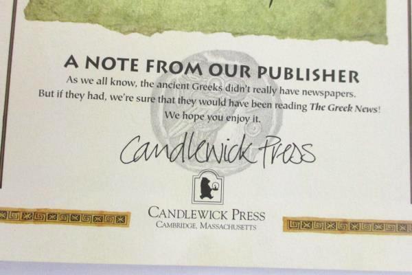 The Greek News Alexander Victorious History Children's Book