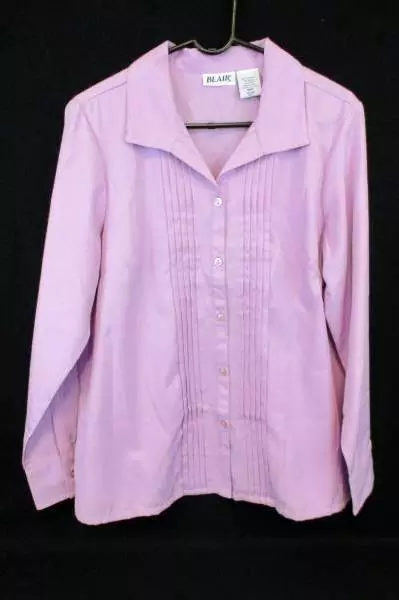 Lot 2 Women's Tops Blouse Tank Shirts Purple Susan Graver Blair Size M Vintage
