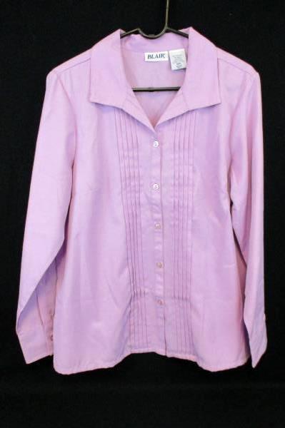 Lot of 2 Women's Tops Blouse Tank Shirts Purple Susan Graver Blair Size M