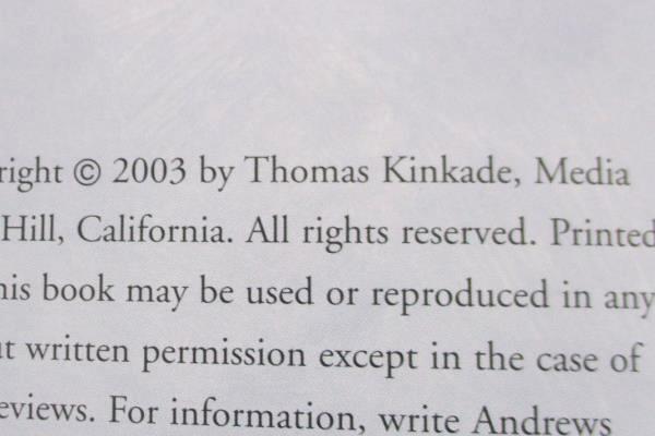 The Garden of Prayer by Thomas Kinkade 2003 Patrick Regan Inspirational