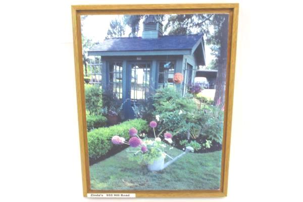 Set of 4 Wood Photograph Wine Country McMinnville Oregon Water Landscape Garden