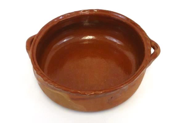 Handmade Stoneware Pottery Handled Bowl Serving Southwest Style Rustic Country