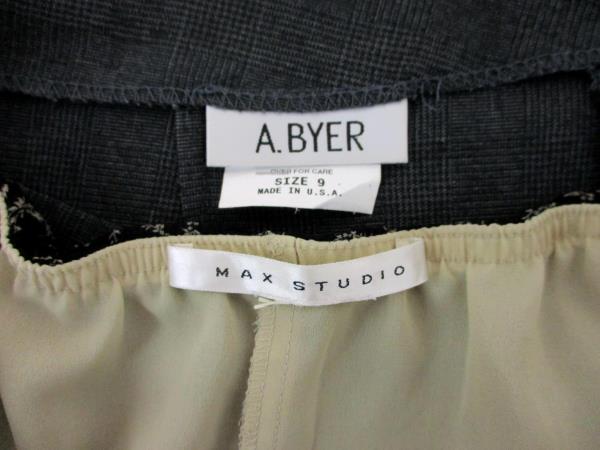 Lot of 2 Women's Juniors Skirts A. Byer Max Studio Mini Long Maxi Sz 9 Medium