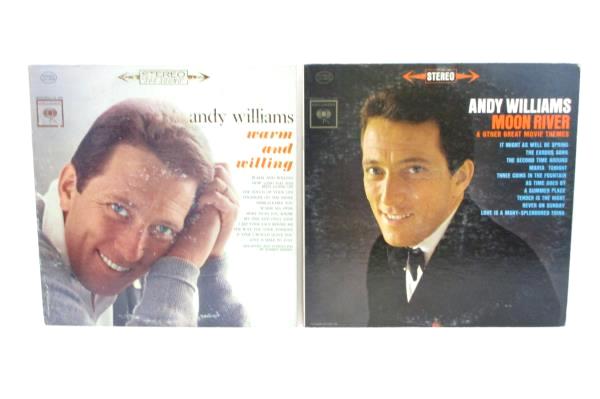 Lot of 6 LP Records Andy Williams Moon River Godfather Million Seller