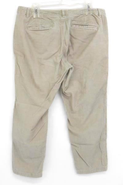 Dockers Beige Corduroy Straight Leg Pants Women's 12 M 100% Cotton